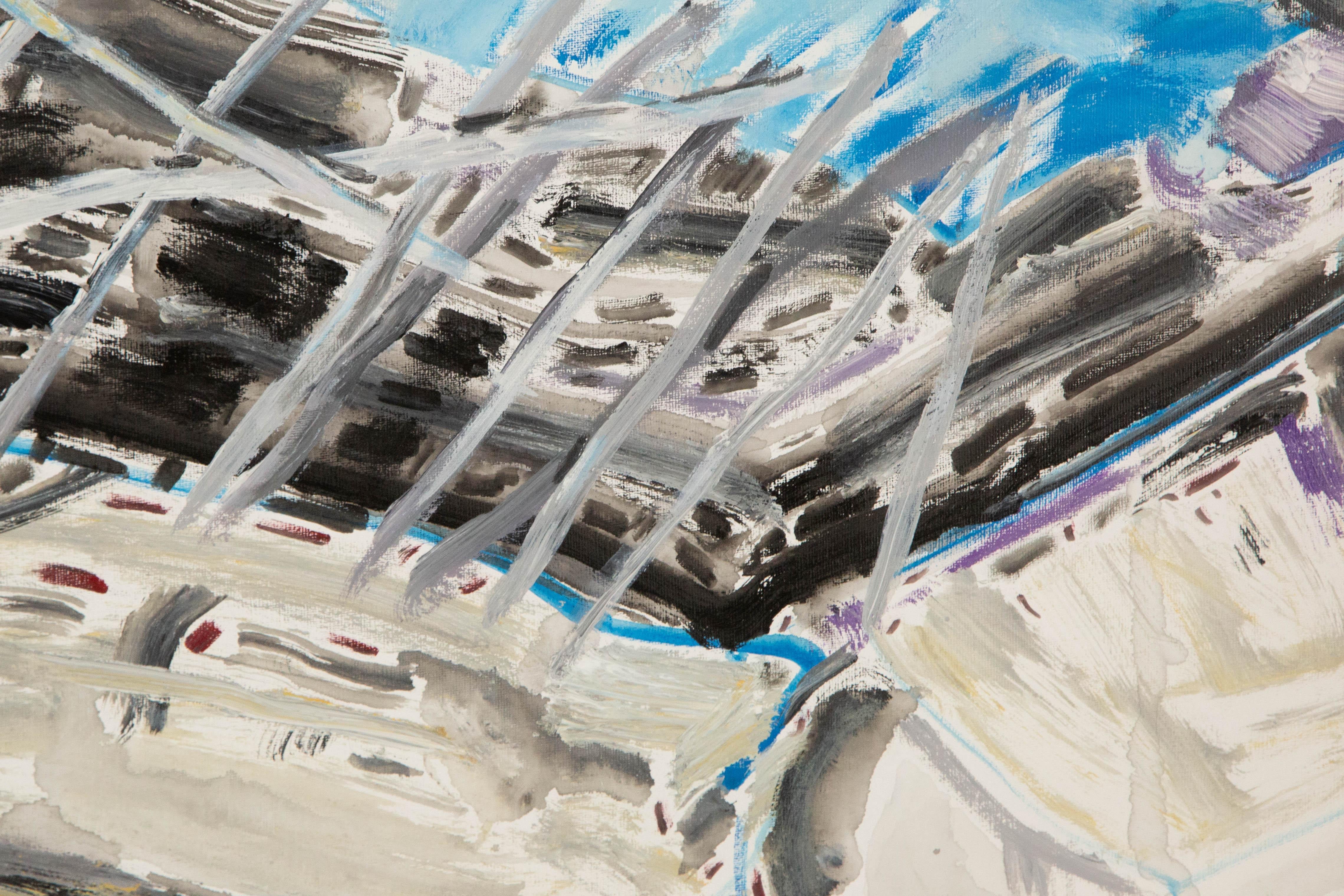 Mingguang Yu Abstract Original Acrylic On Canvas 