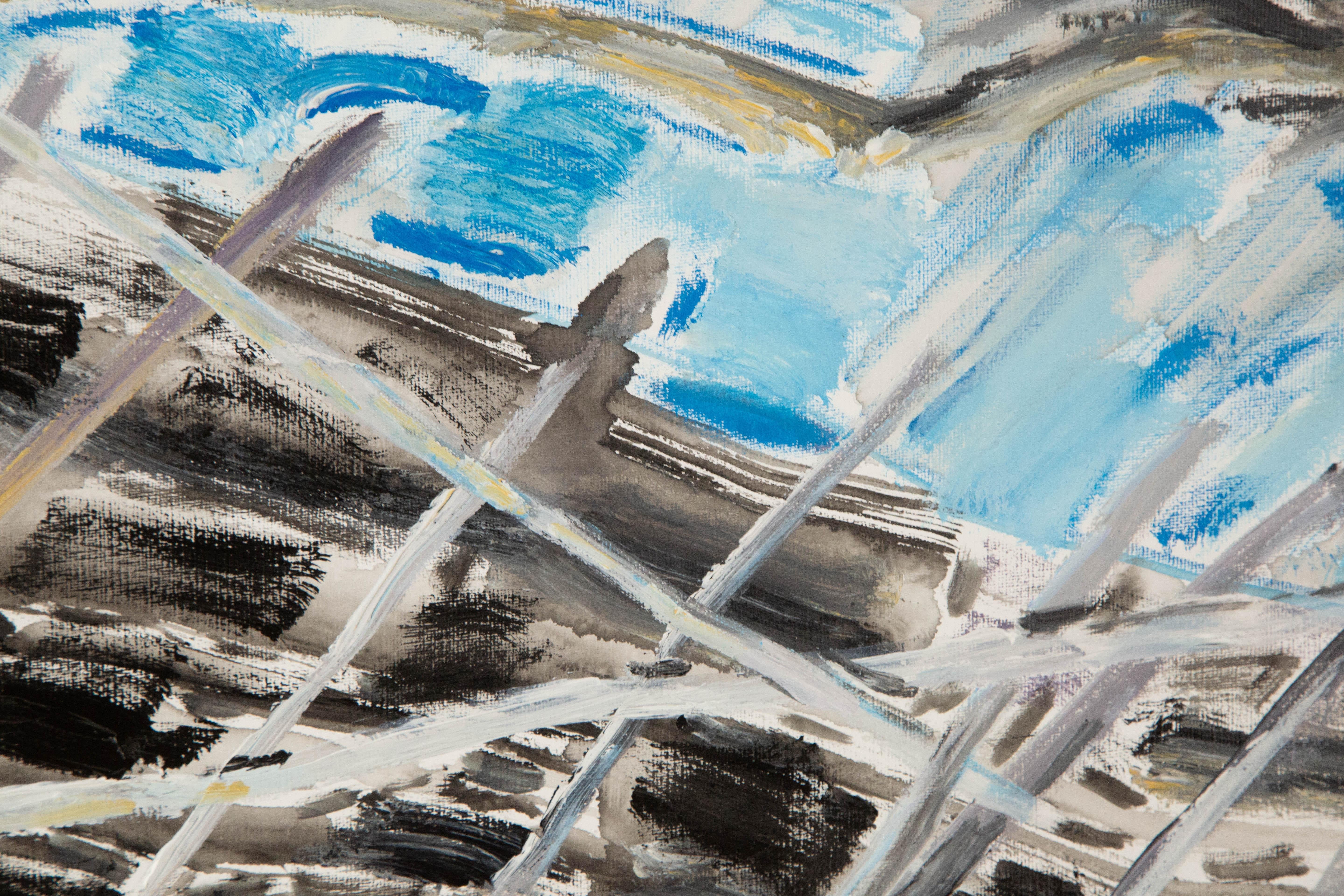 Mingguang Yu Abstract Original Acrylic On Canvas 