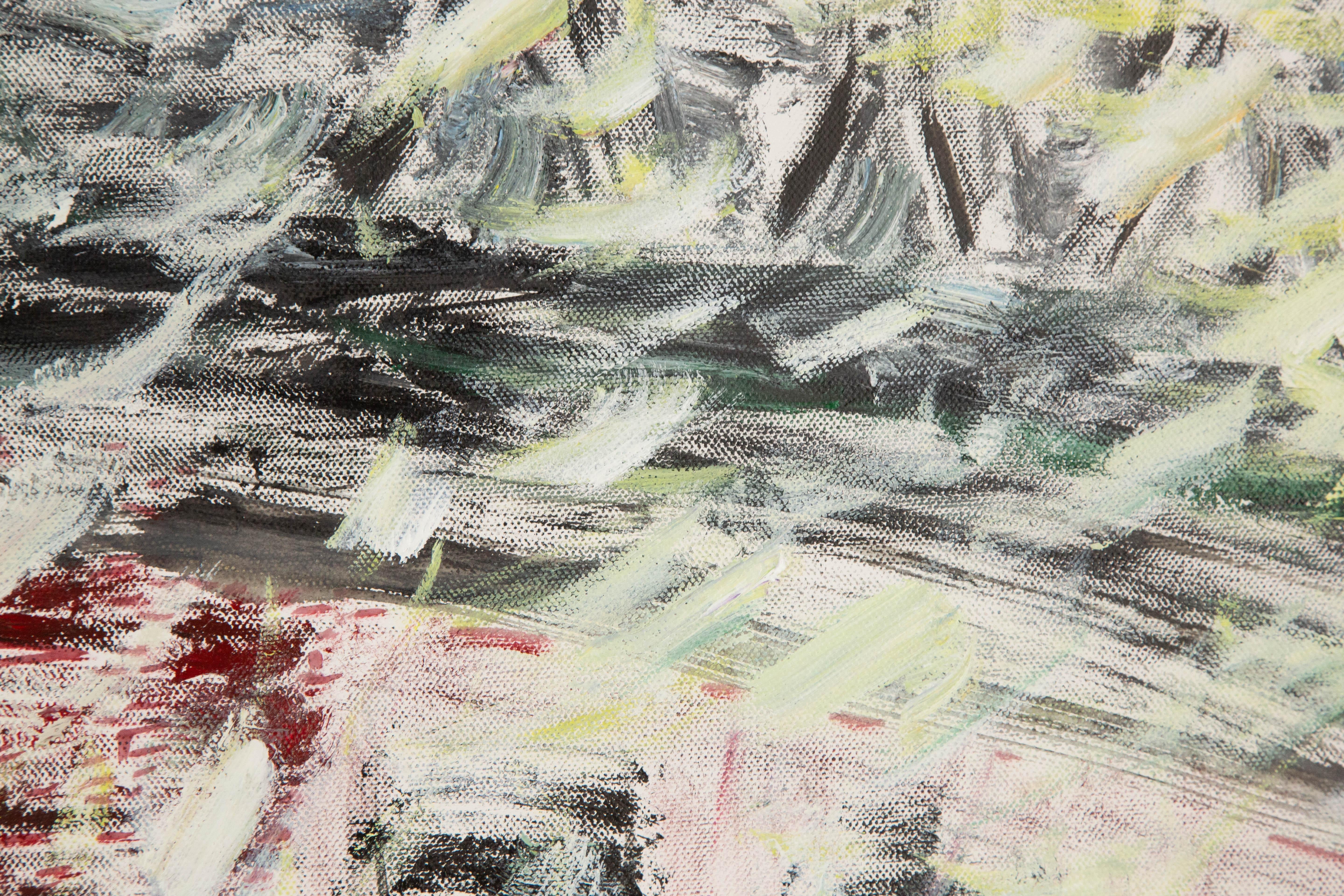 Mingguang Yu Abstract Original Acrylic On Canvas 
