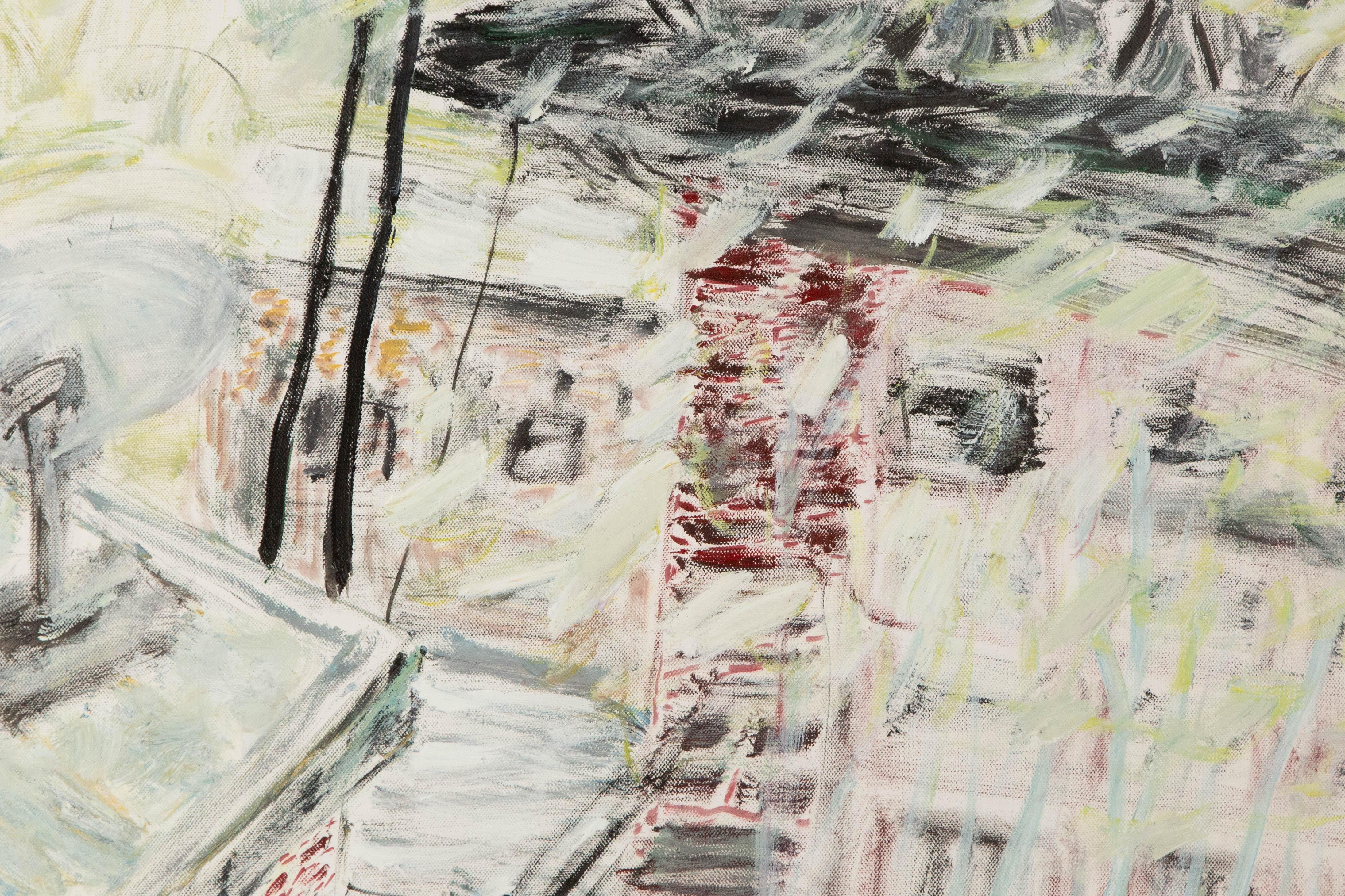 Mingguang Yu Abstract Original Acrylic On Canvas 