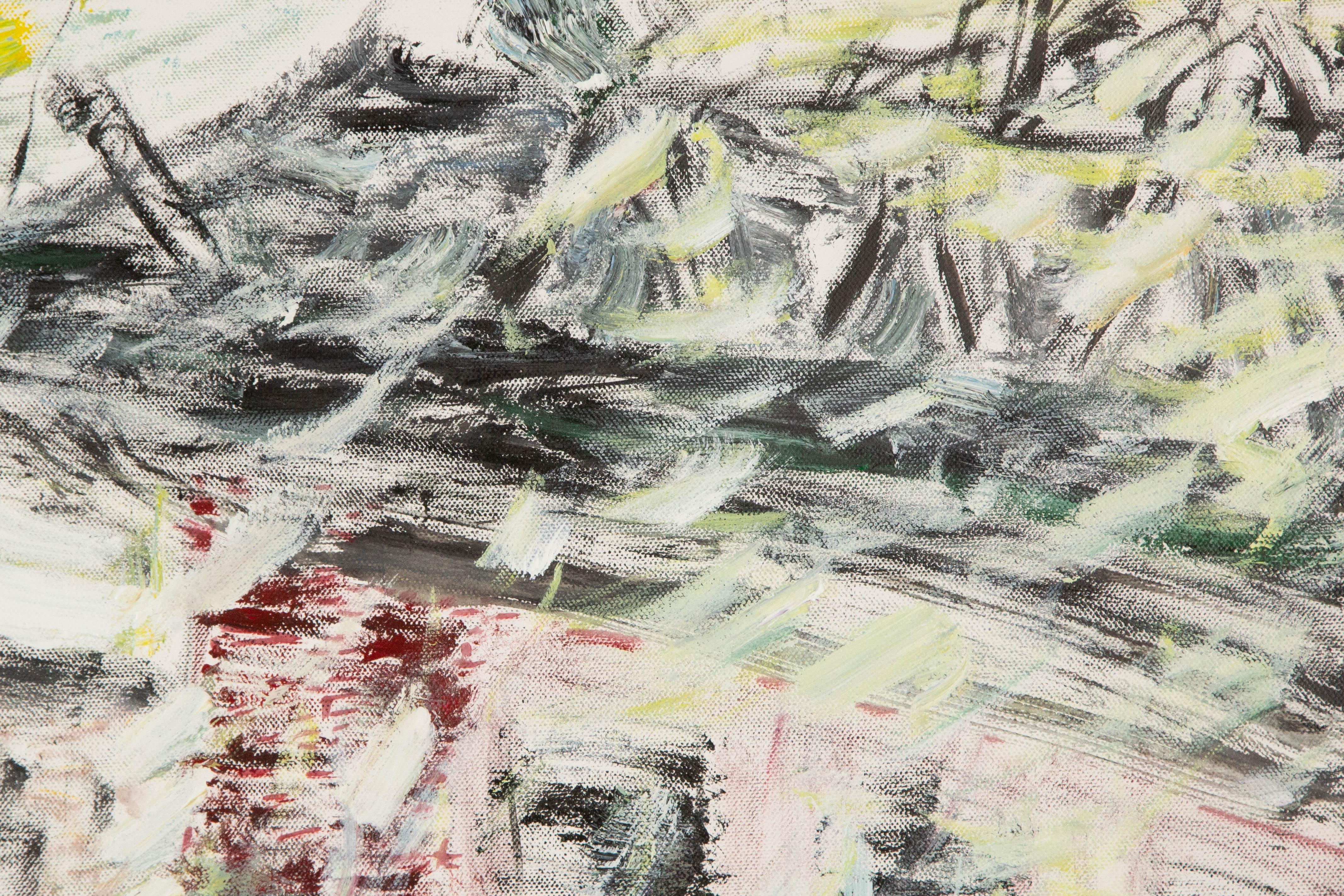Mingguang Yu Abstract Original Acrylic On Canvas 