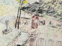 Mingguang Yu Abstract Original Acrylic On Canvas "Untitled III"