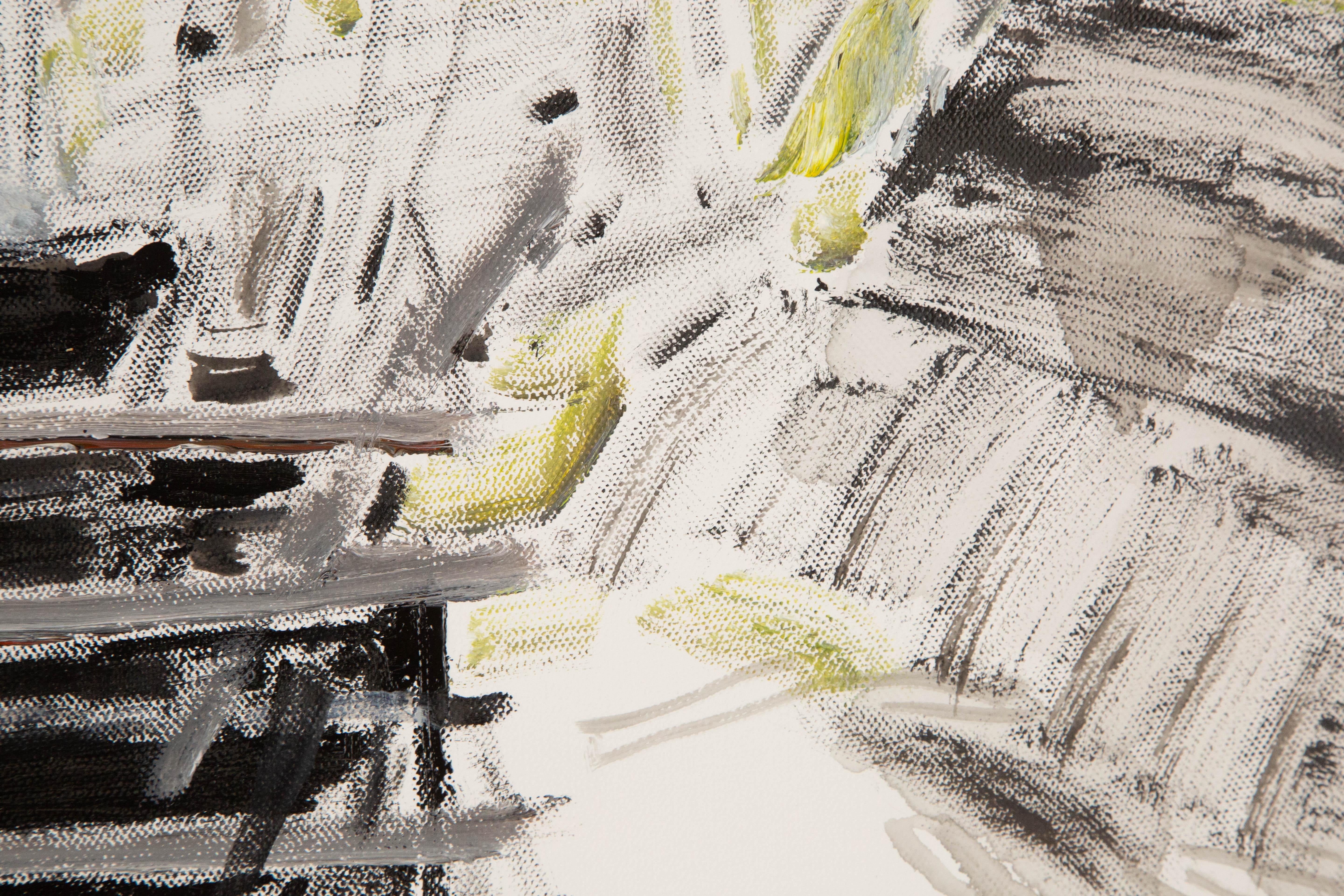 Mingguang Yu Abstract Original Acrylic On Canvas 