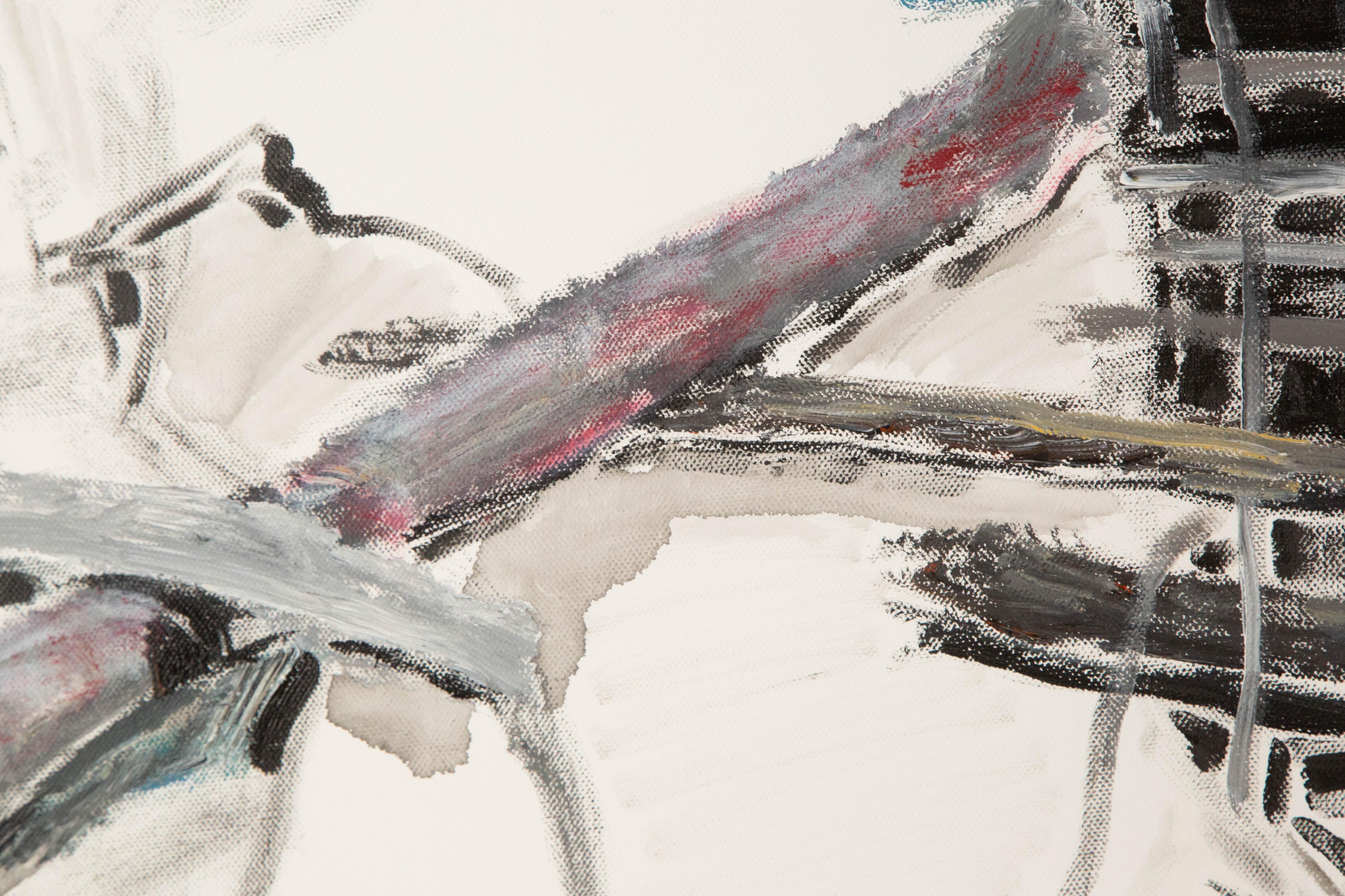 Mingguang Yu Abstract Original Acrylic On Canvas 