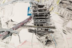Mingguang Yu Abstract Original Acrylic On Canvas "Untitled IV"