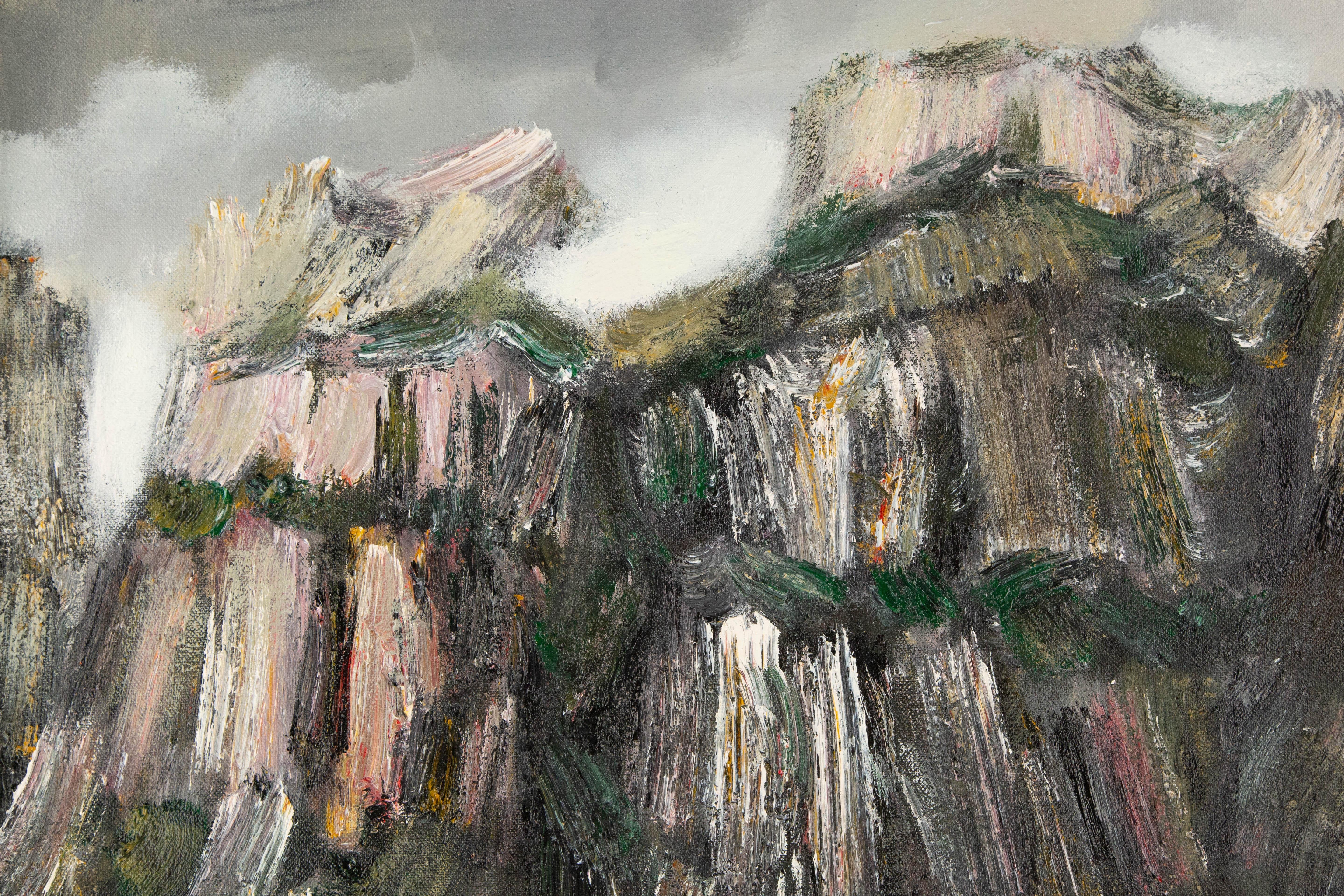 MingGuang Yu Landscape Original Oil On Canvas 