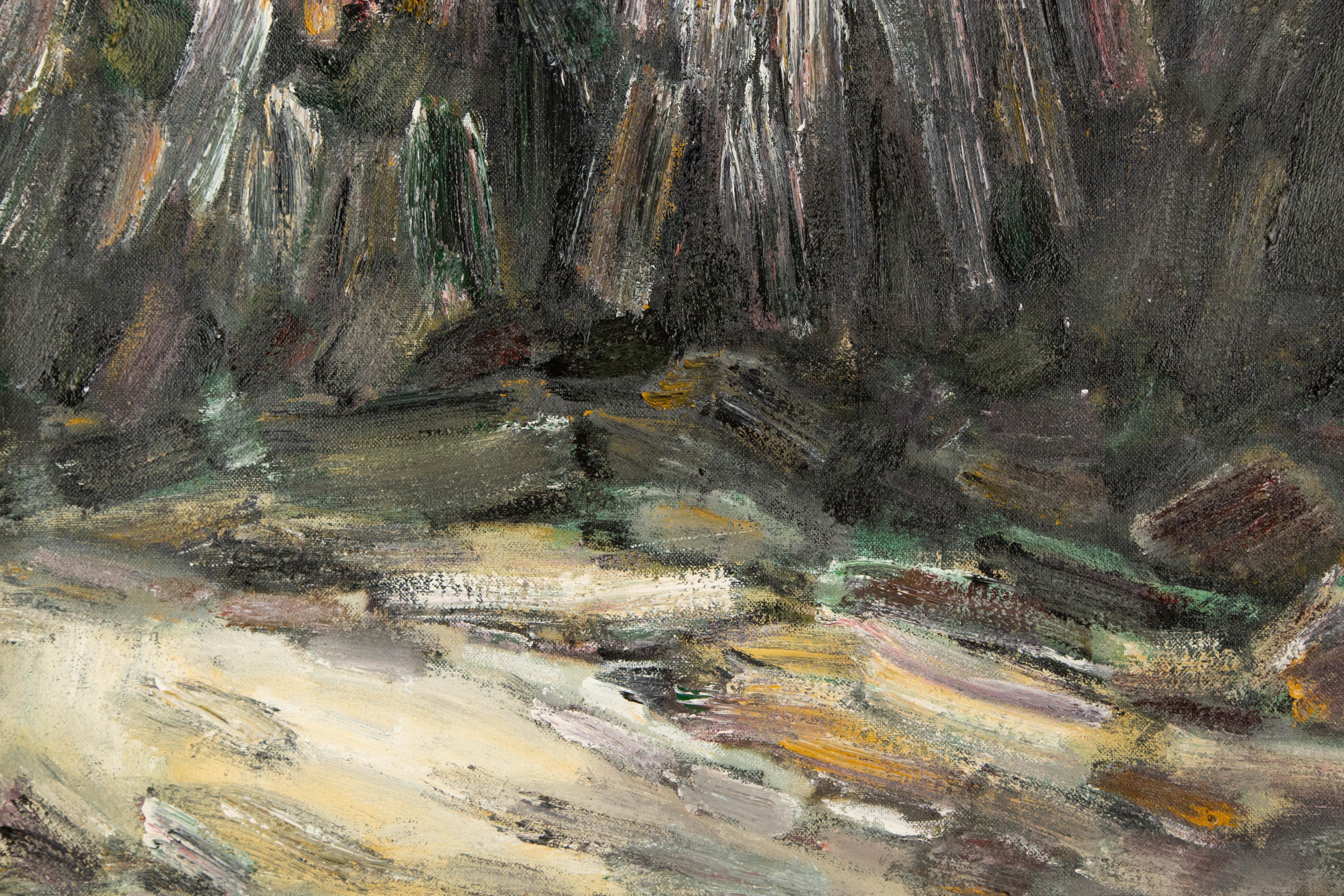 MingGuang Yu Landscape Original Oil On Canvas 