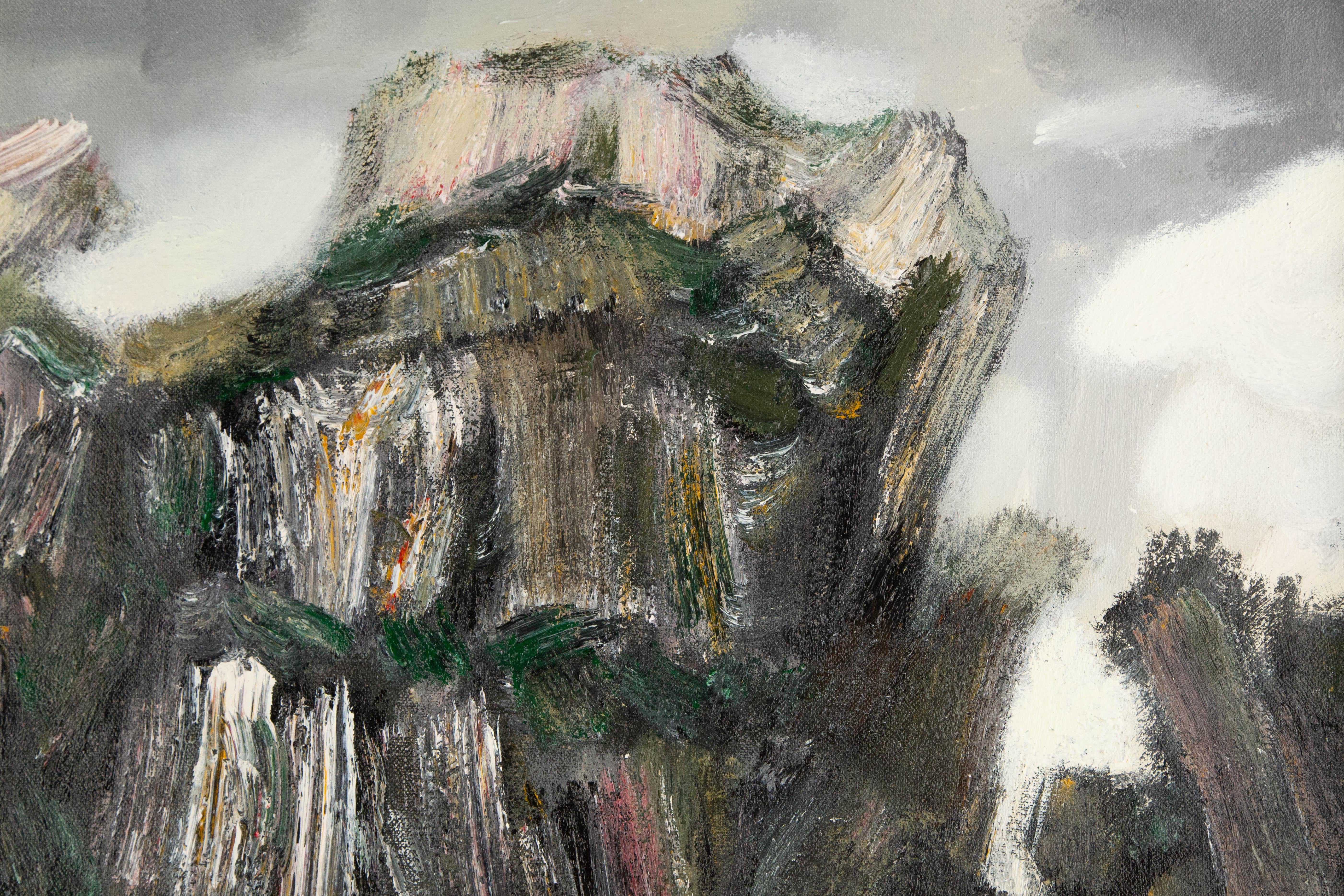 MingGuang Yu Landscape Original Oil On Canvas 
