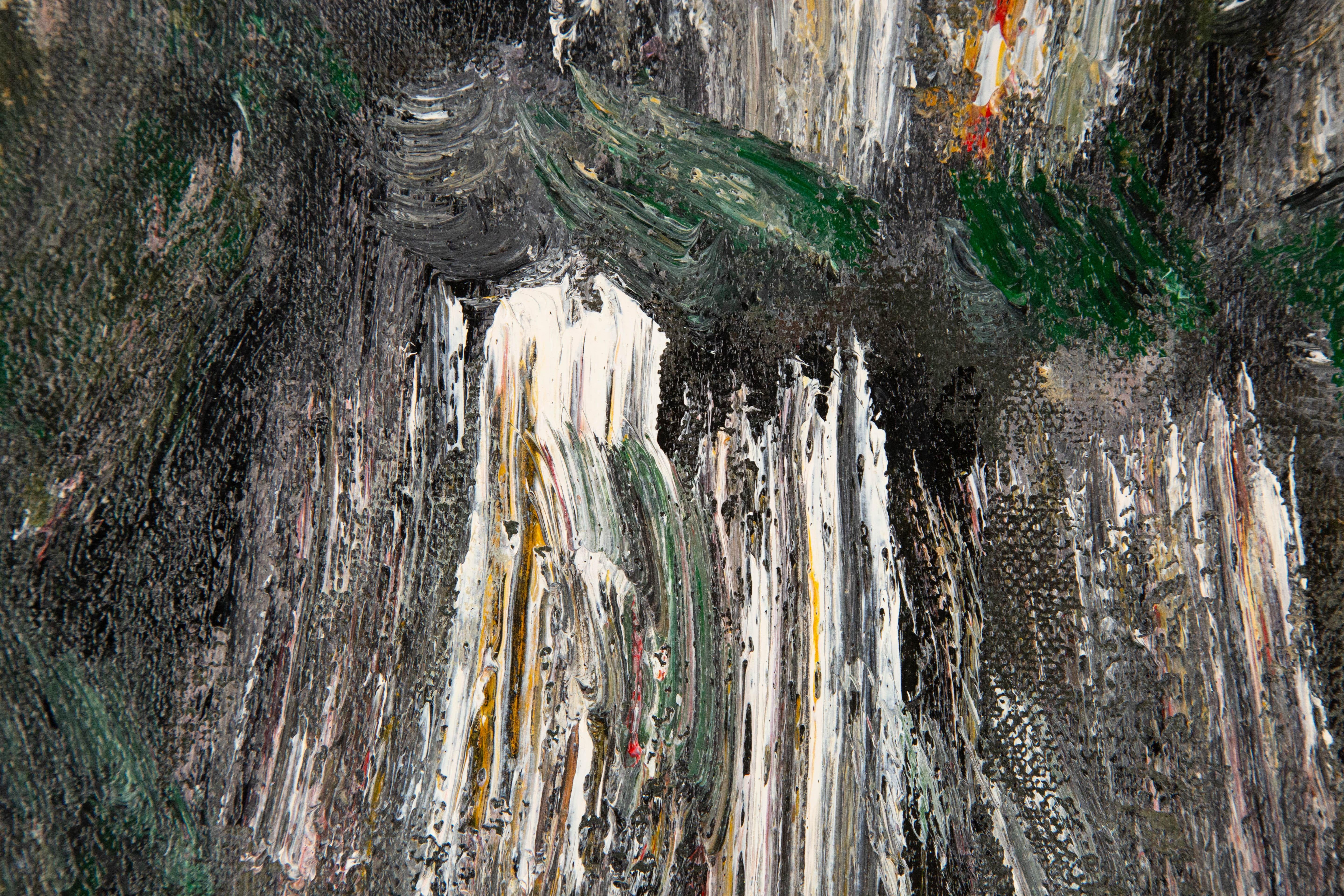 MingGuang Yu Landscape Original Oil On Canvas 