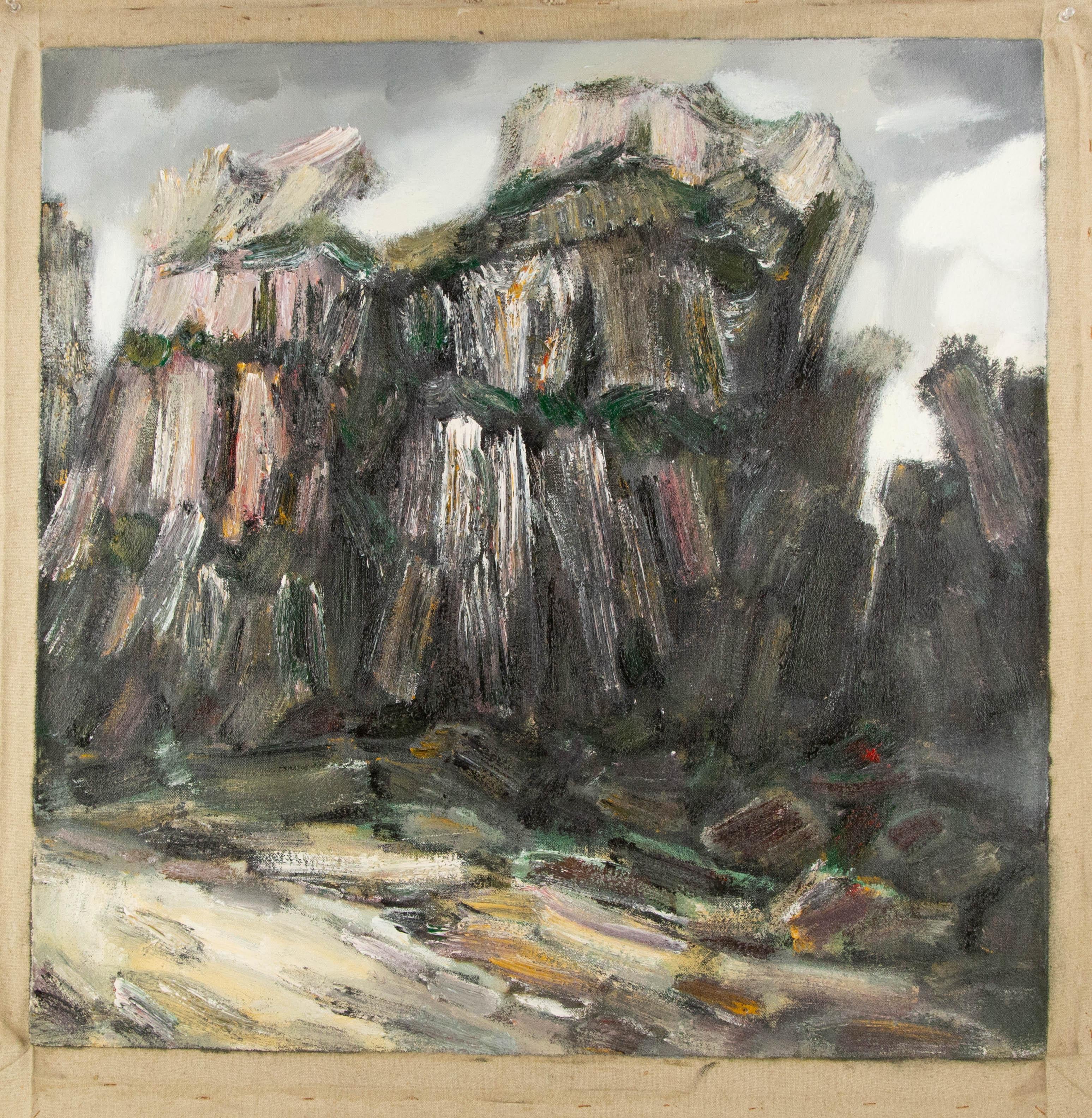 MingGuang Yu Landscape Original Oil On Canvas 