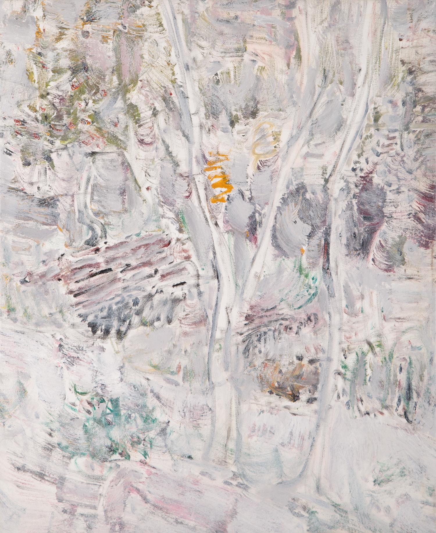 Mingguang Yu Landscape Painting - White Forest