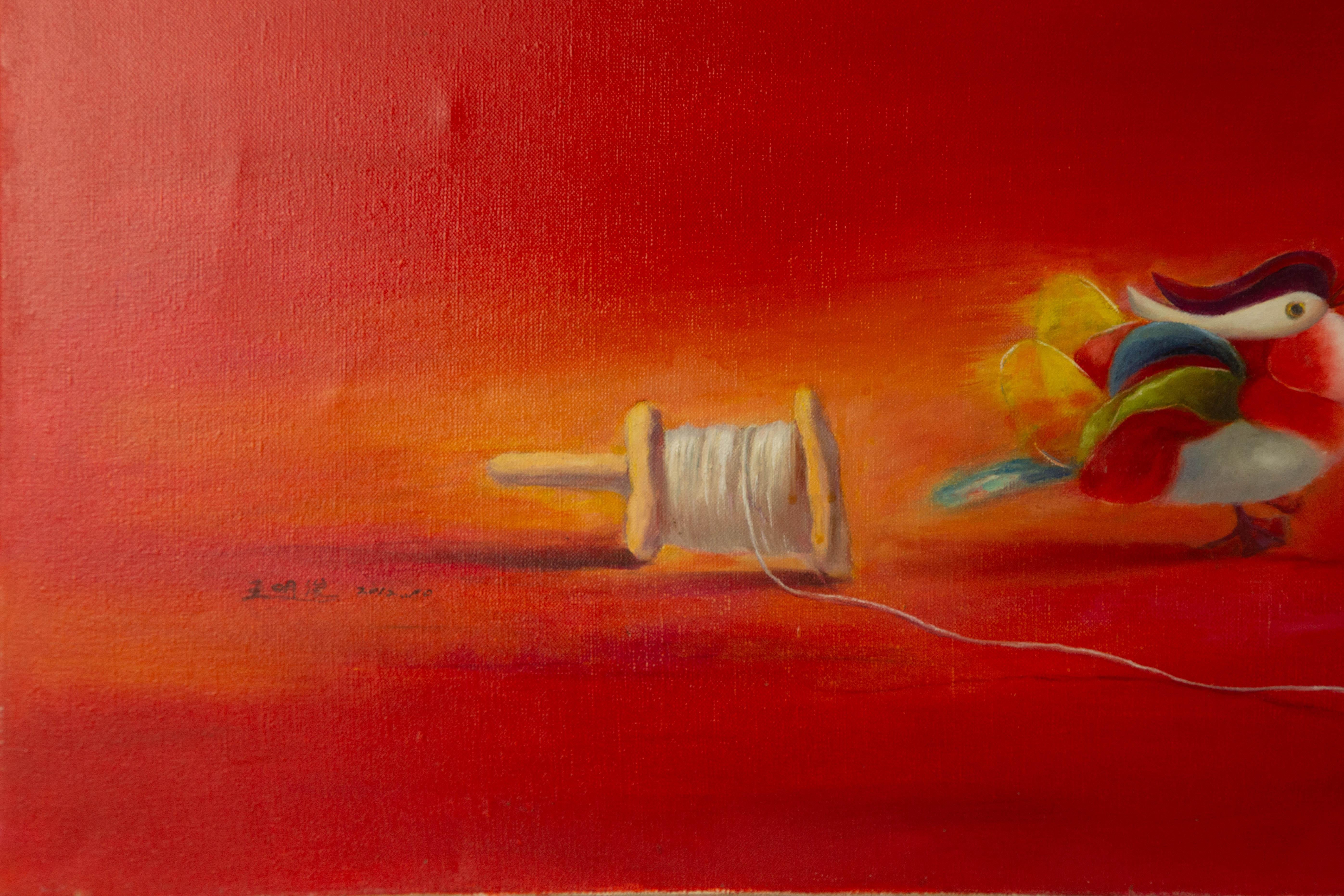 Mingjun Wang Animal Original Oil On Canvas 