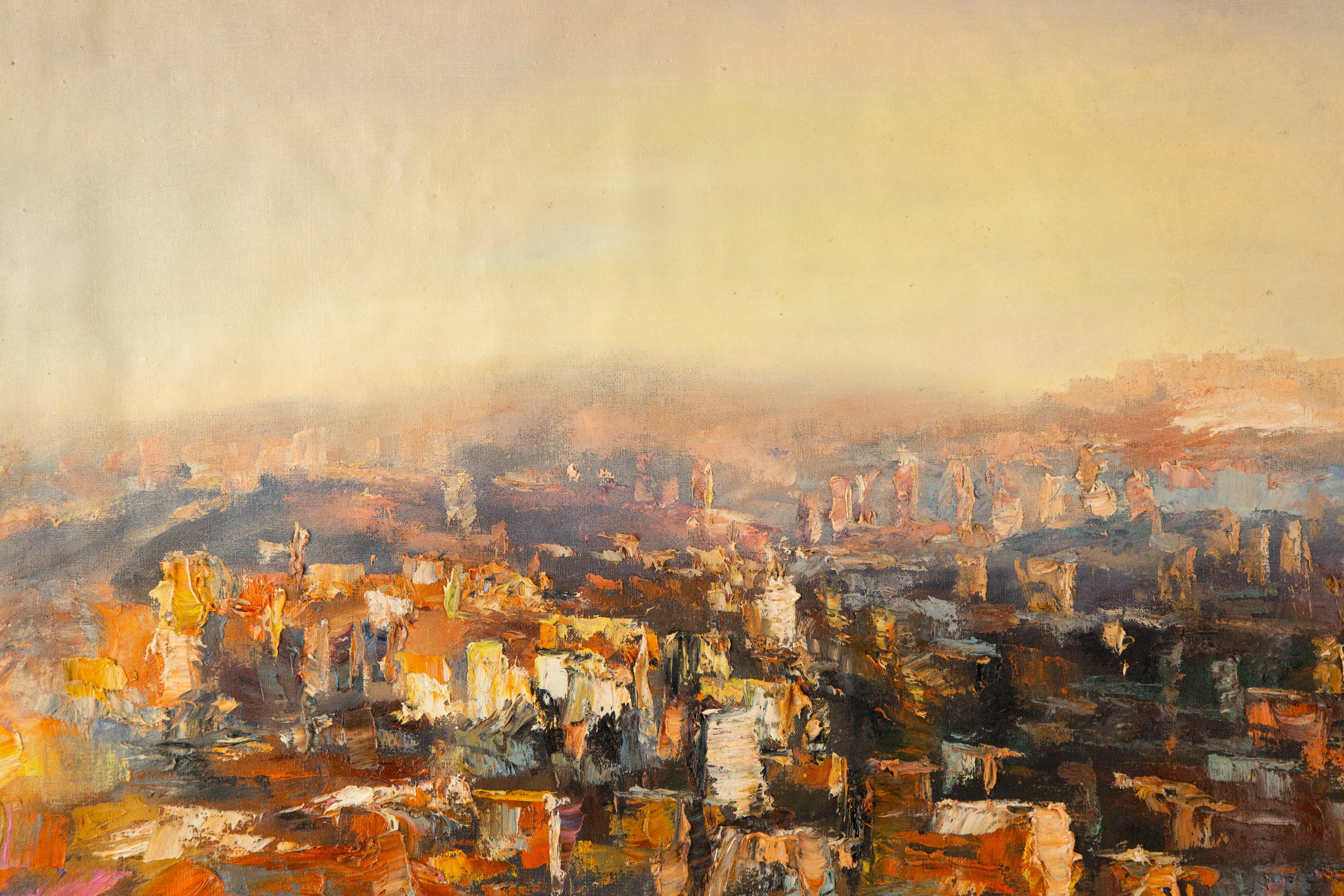Mingjun Wang Contemporary Original Oil On Canvas 