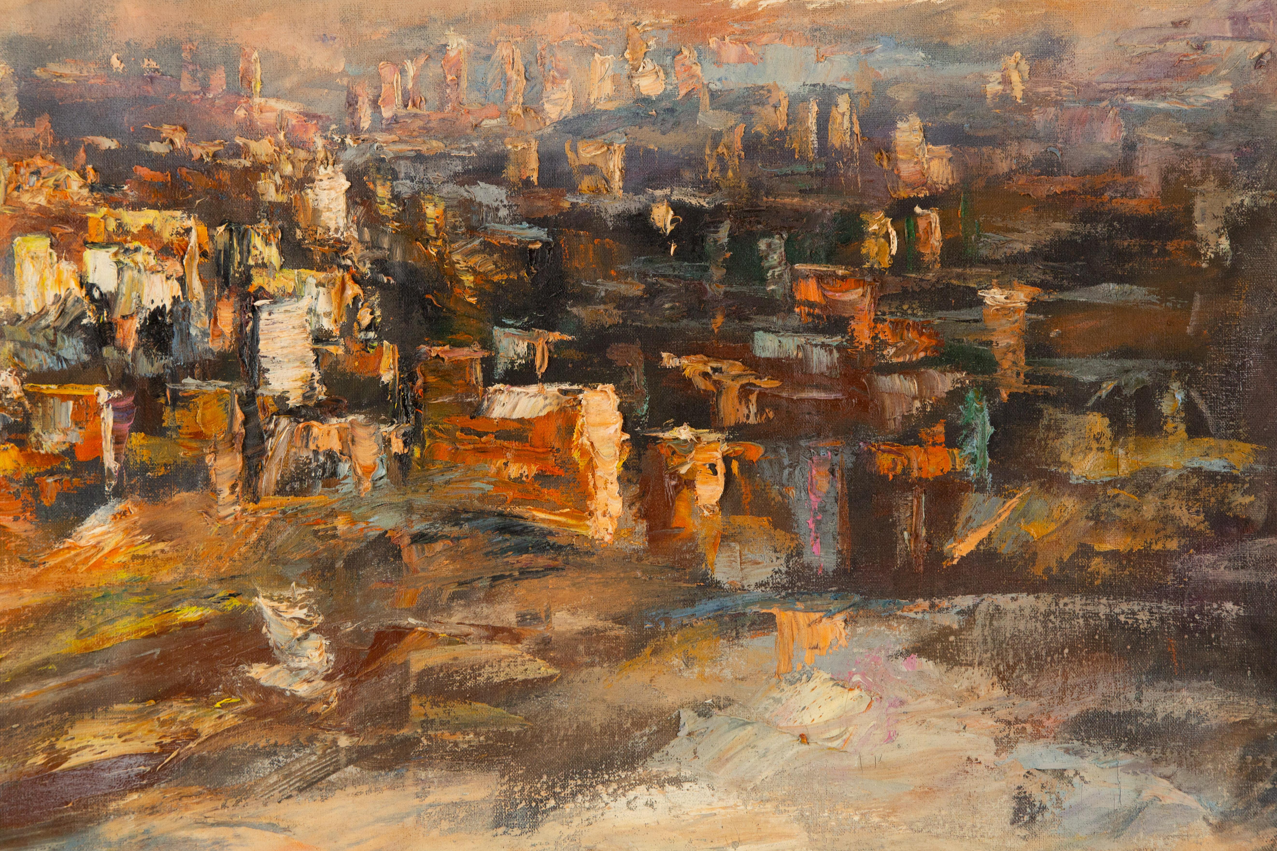 Mingjun Wang Contemporary Original Oil On Canvas 