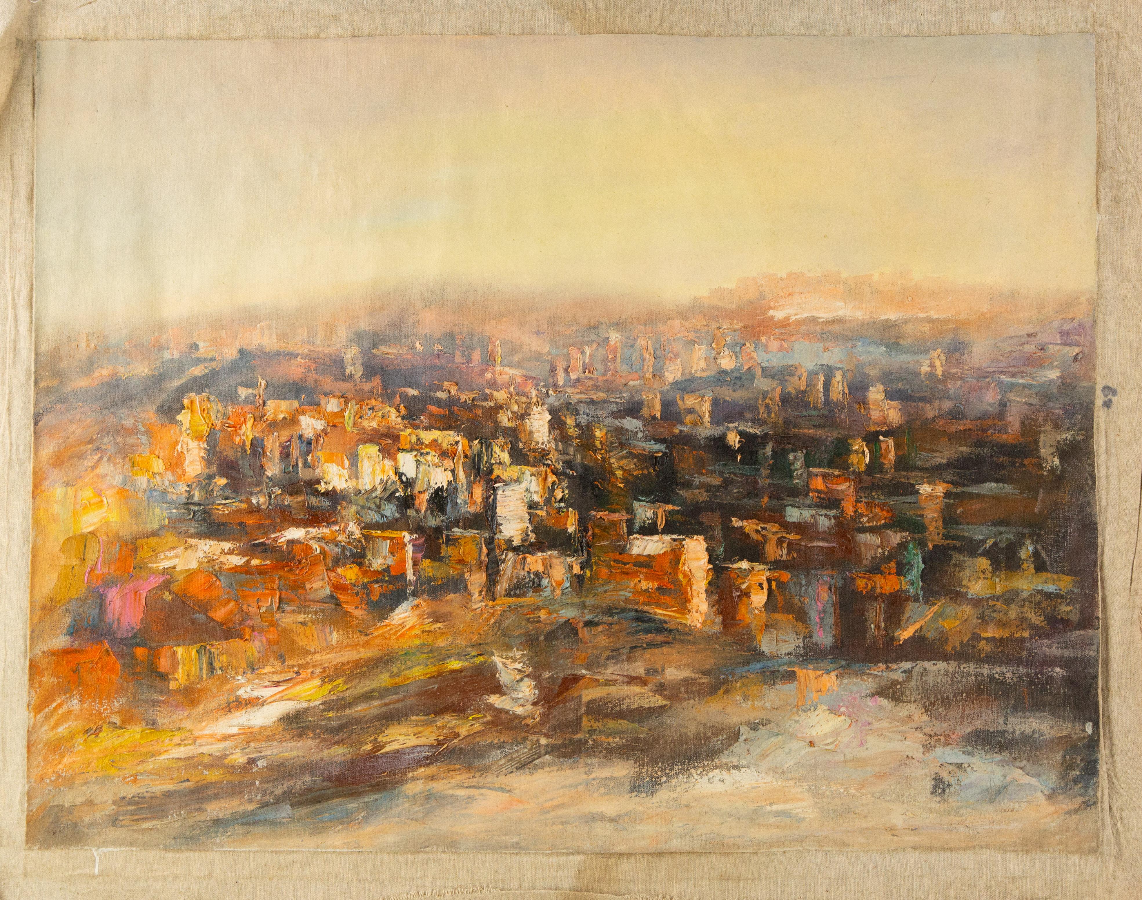 Mingjun Wang Contemporary Original Oil On Canvas 