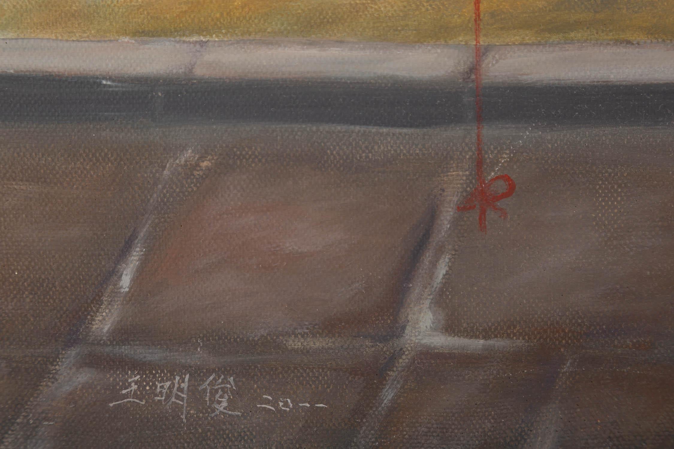 Mingjun Wang Impressionist Original Oil On Canvas 