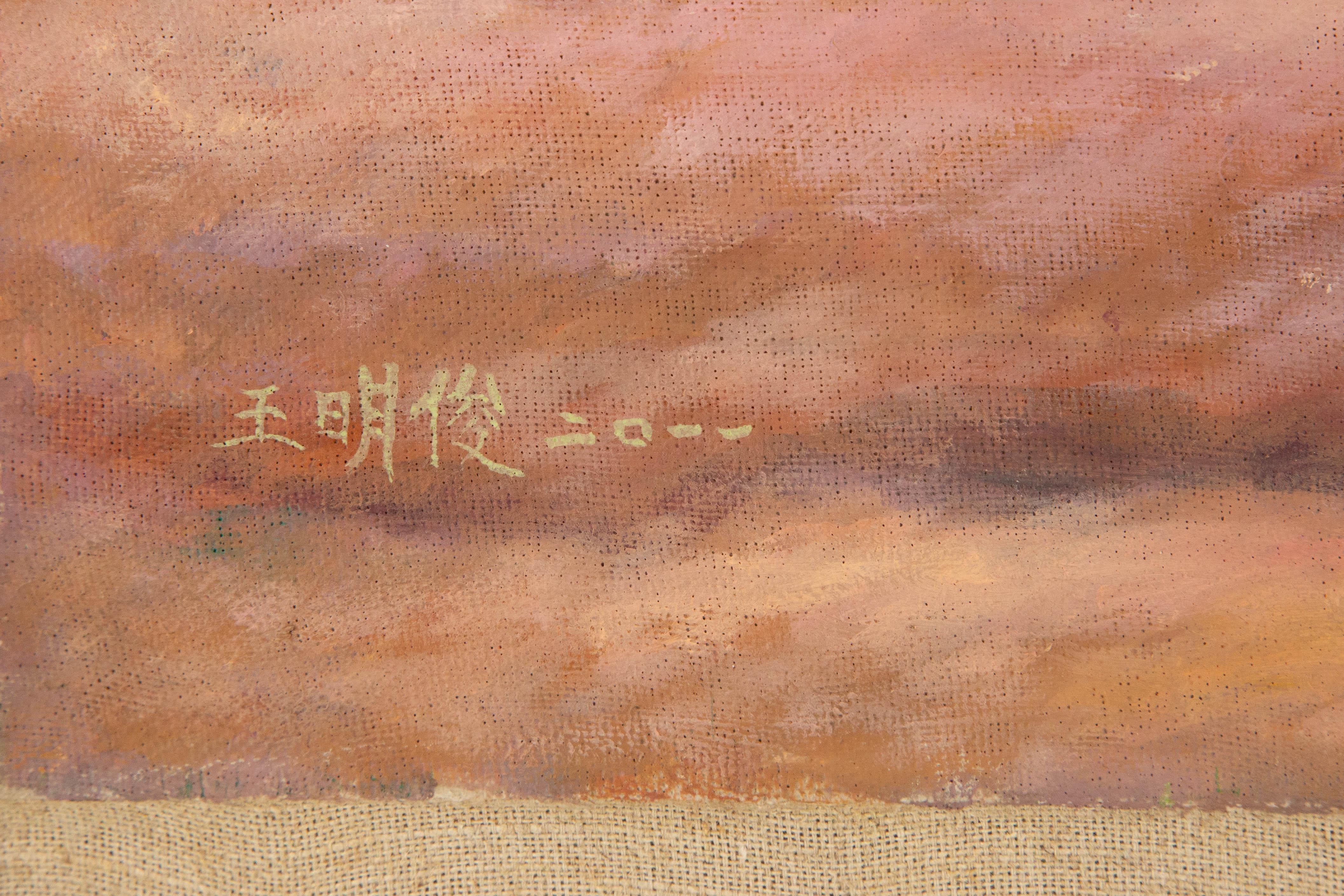 Mingjun Wang Impressionist Original Oil Painting 