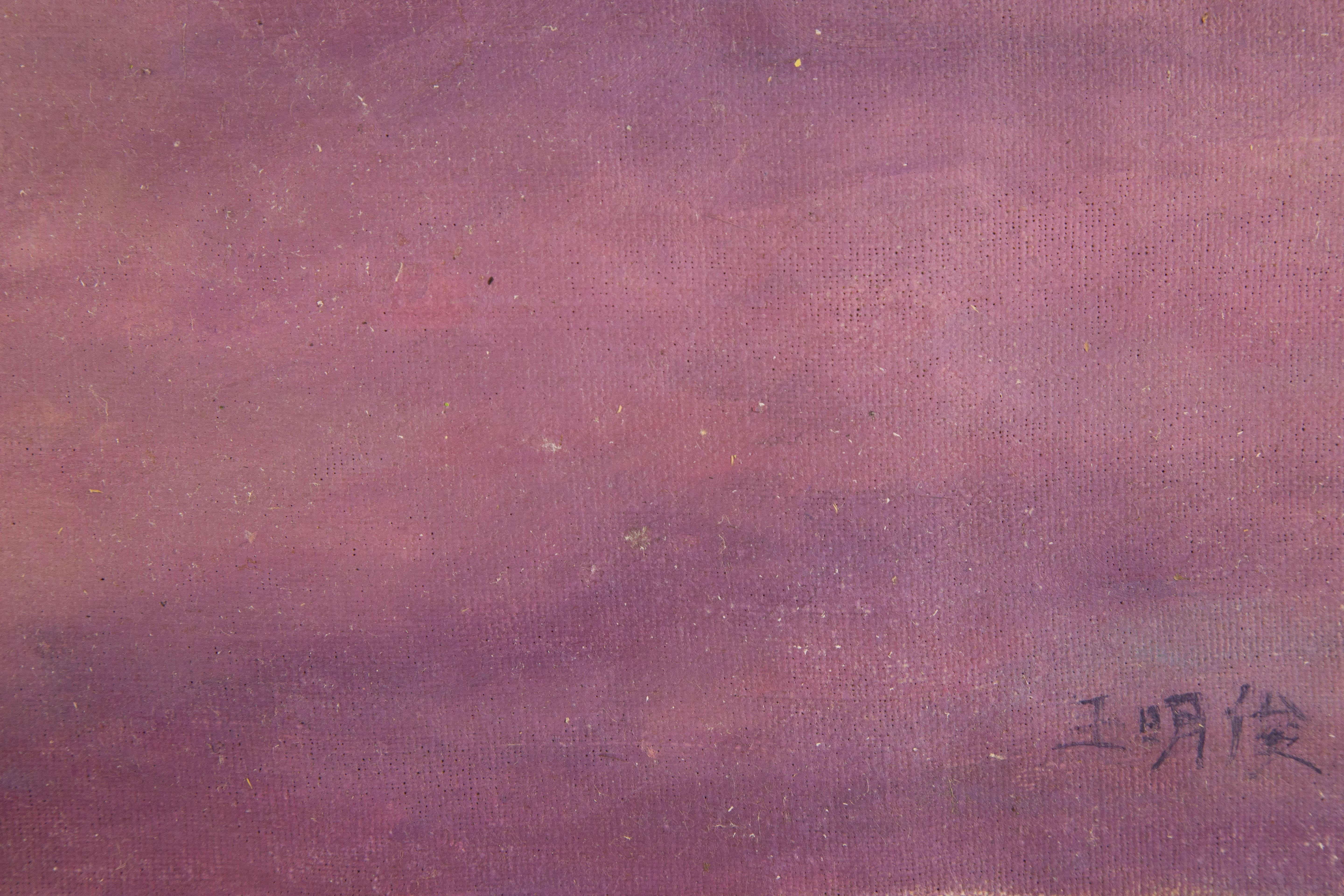 Mingjun Wang Impressionist Original Oil Painting 