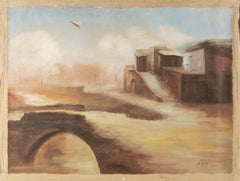 Mingjun Wang Landschaft Original Öl auf Leinwand "Journey"