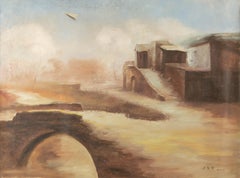 Mingjun Wang Landschaft Original Öl auf Leinwand "Journey"
