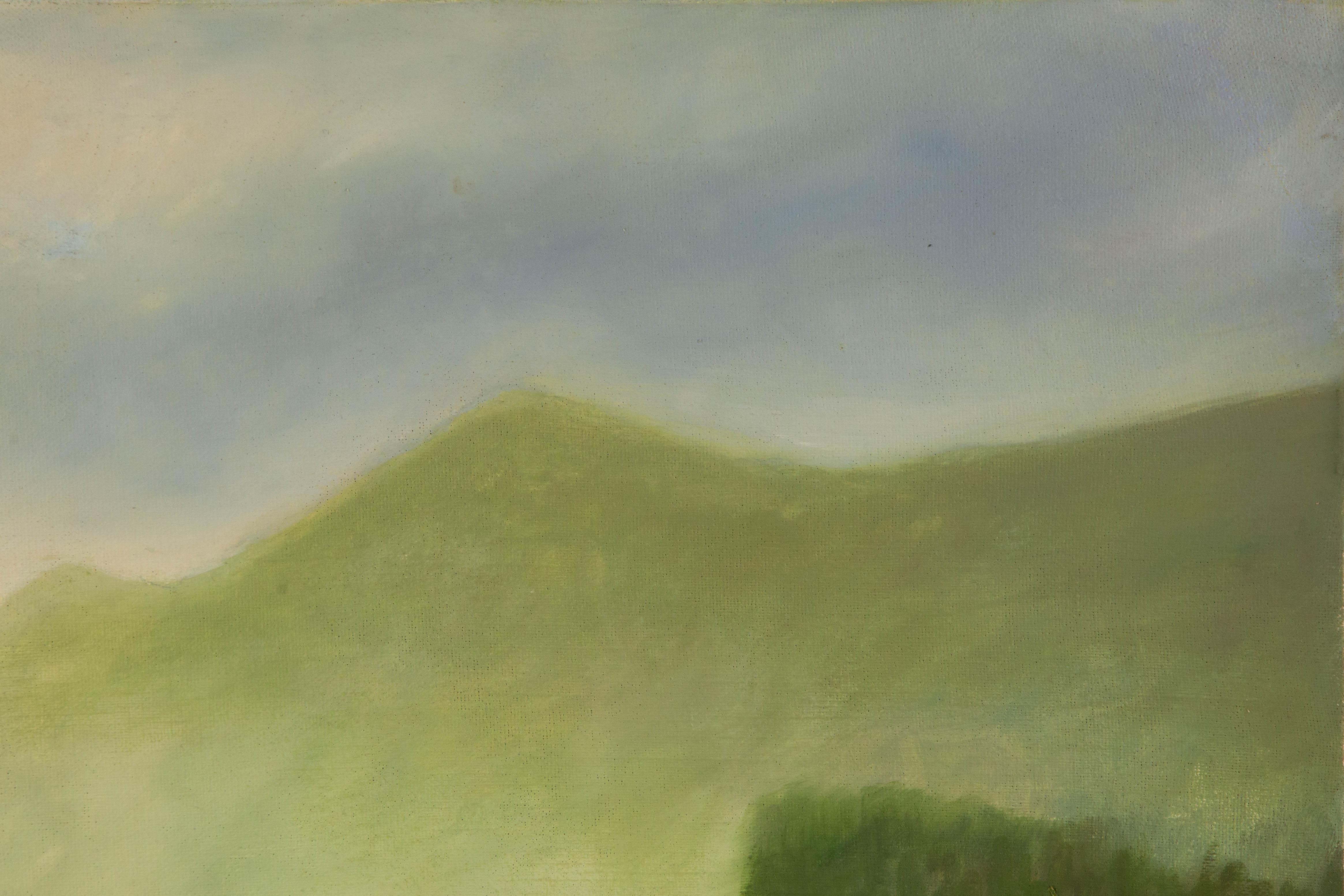 Mingjun Wang Landscape Original Oil On Canvas 