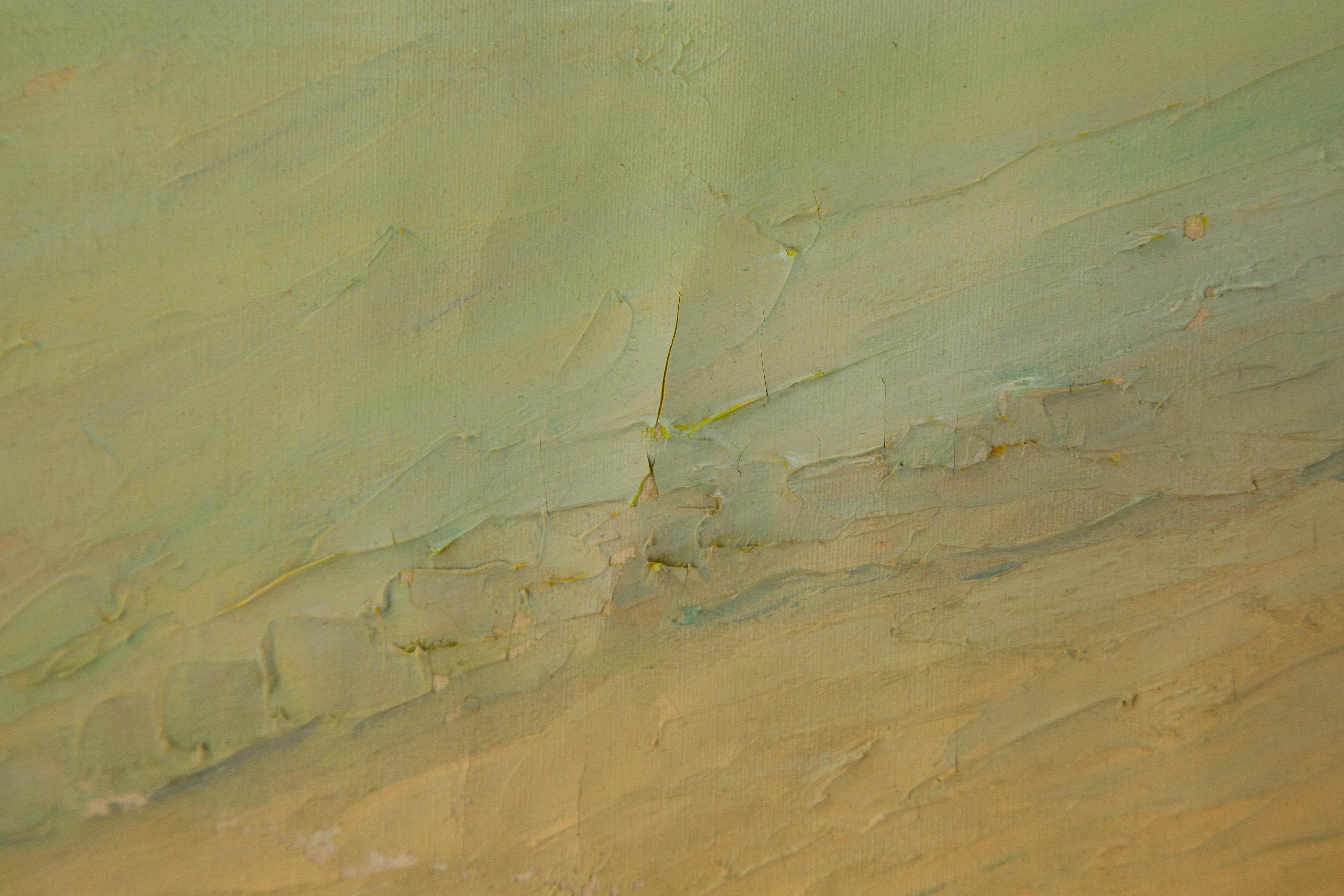 Mingjun Wang Landschaft, Original, Ölgemälde auf Leinwand, „Sommer blühend“, Mingjun Wang im Angebot 12