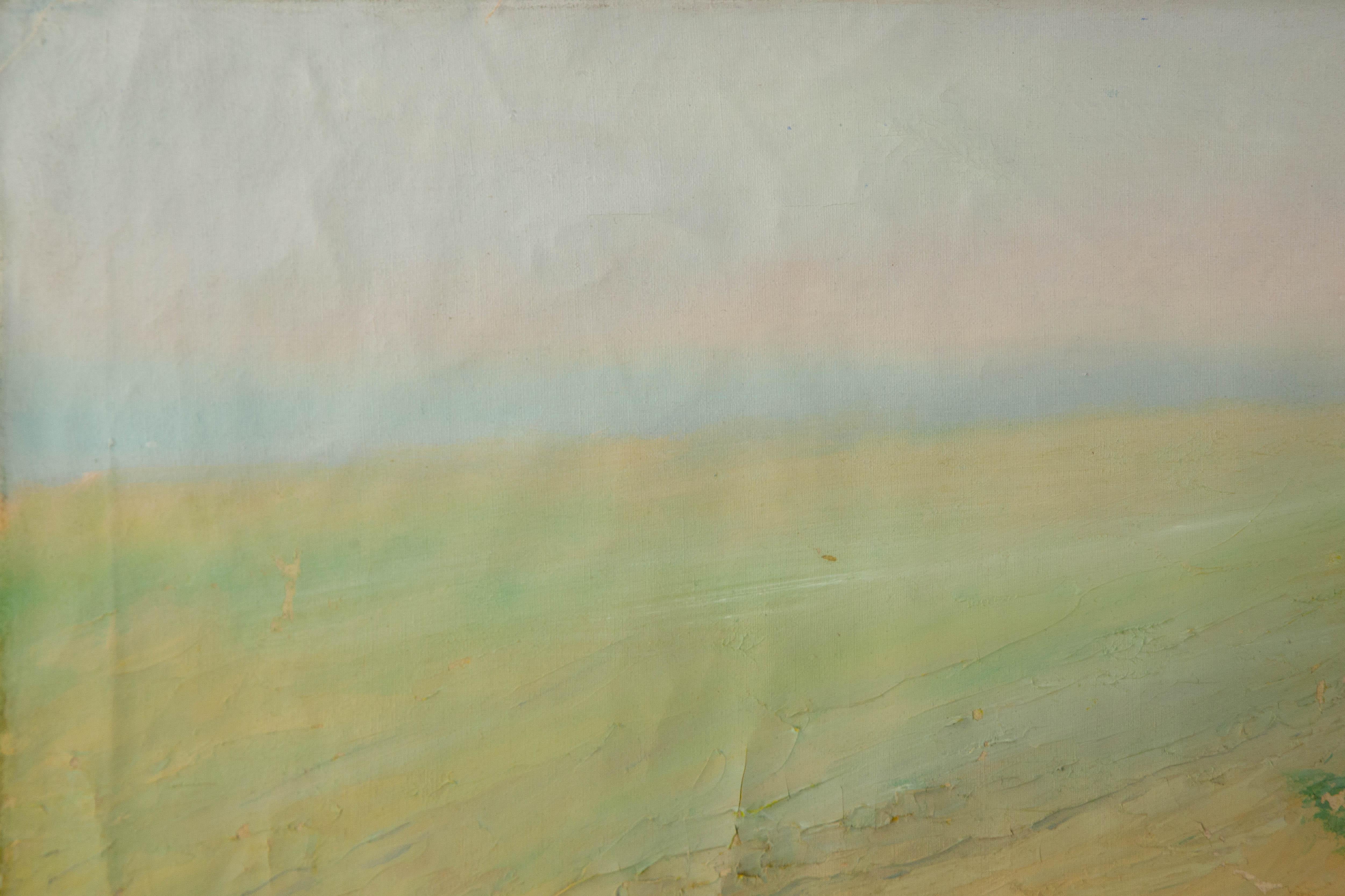 Mingjun Wang Landschaft, Original, Ölgemälde auf Leinwand, „Sommer blühend“, Mingjun Wang im Angebot 3