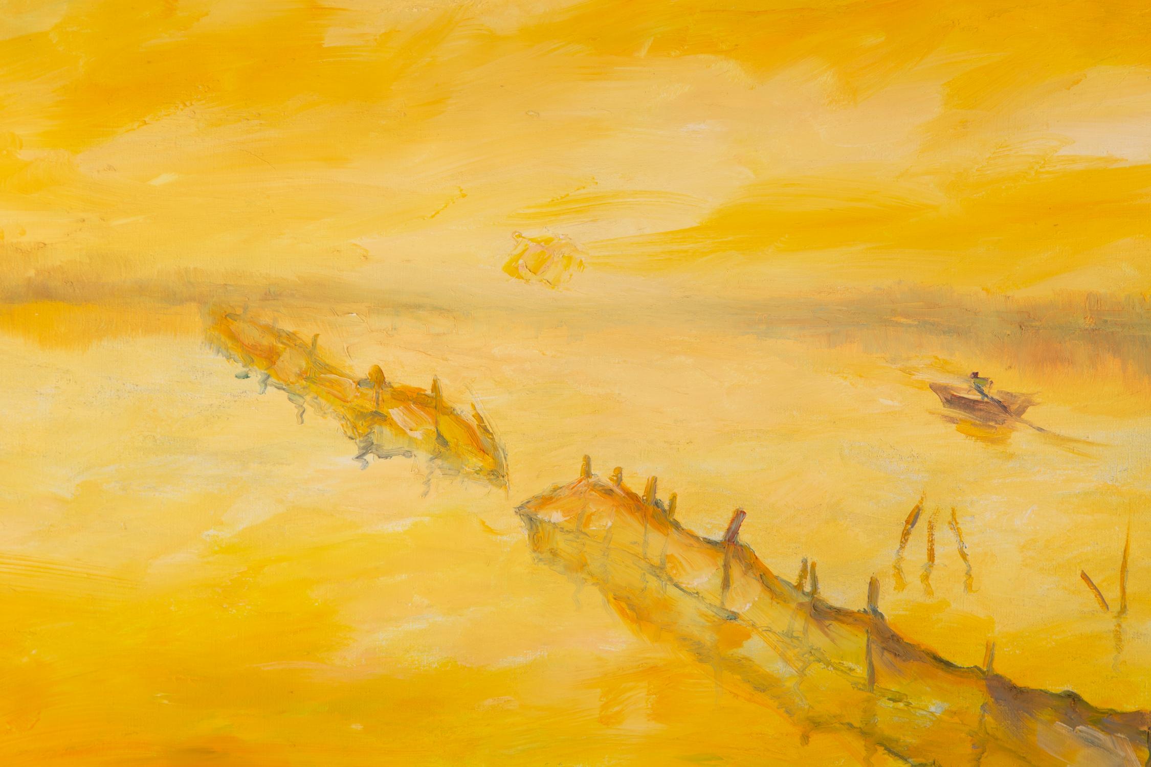 Mingjun Wang Landscape Original Oil Painting 