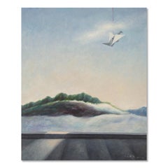 Mingjun Wang Modernist Original Oil Painting "Scenery Within 6"