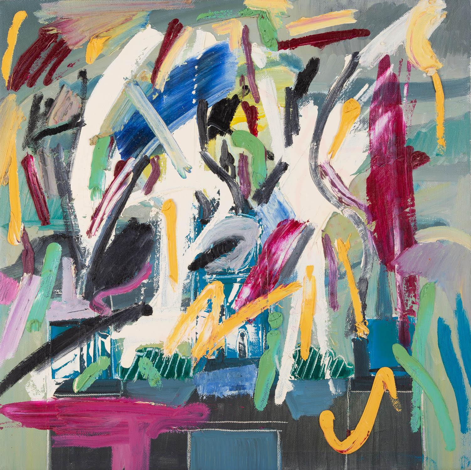 Minglei Wang Abstrakt Original Öl auf Leinwand 