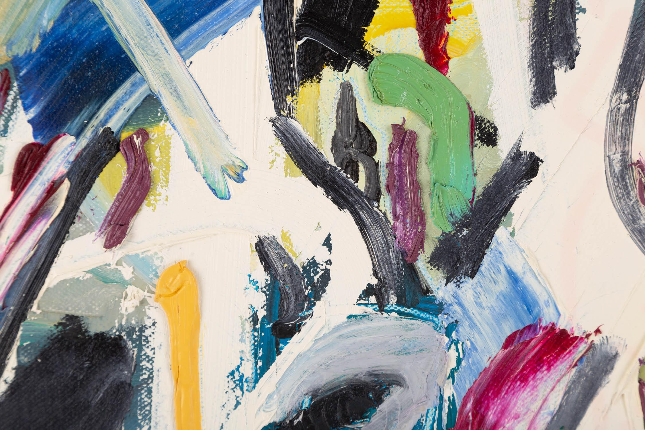 Minglei Wang Abstrakt Original Öl auf Leinwand 