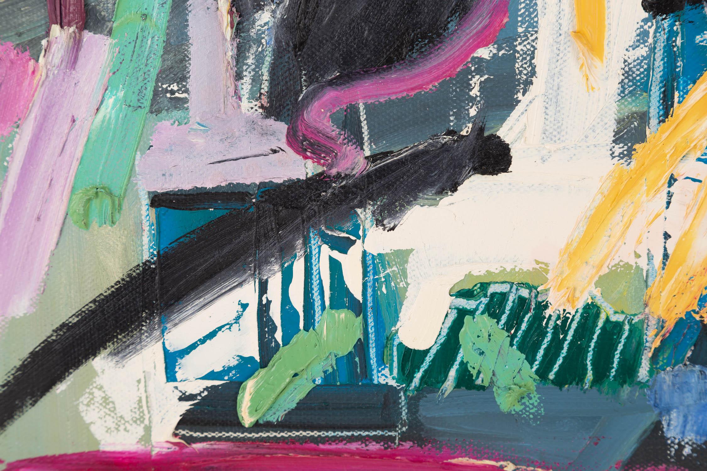 Minglei Wang Abstrakt Original Öl auf Leinwand 