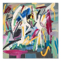 Minglei Wang Abstract Original Oil On Canvas "Boow"