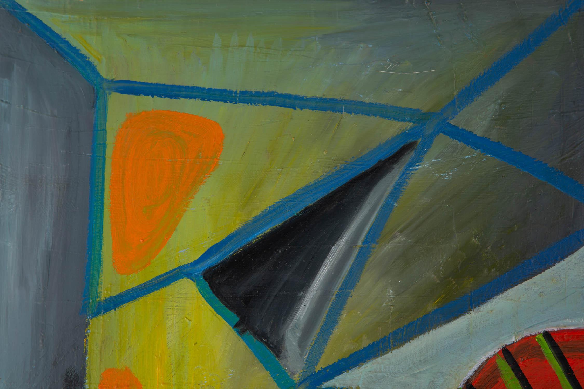 Minglei Wang Cubism Original Oil On Canvas 