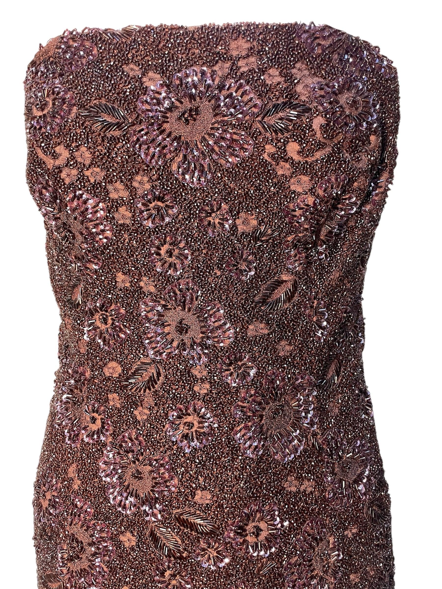 Mingolini Gugenheim Kleid und Jacke mit Perlen und Stickereien, 1950er Jahre (Schwarz) im Angebot