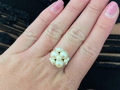 Mings Akoya Pearl Ring in 14k Yellow Gold