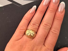 Mings Flower Dome Ring 14K Yellow Gold