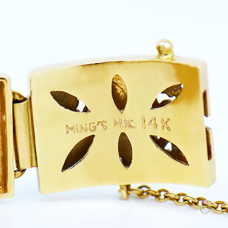 Women's Ming's Hawaii 14 Karat Yellow Gold Four Seasons Sectional Bracelet