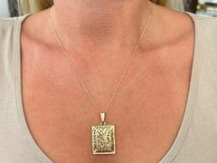Ming's Hawaii Bird of Paradise Necklace 14k Yellow Gold