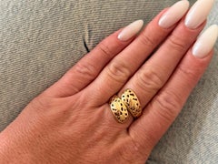 Ming's Hawaii Bird on a Plum Crossover Taller Ring 14k Yellow Gold