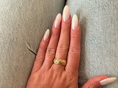 Ming's Hawaii Double Dragon Band Ring 14k Yellow Gold