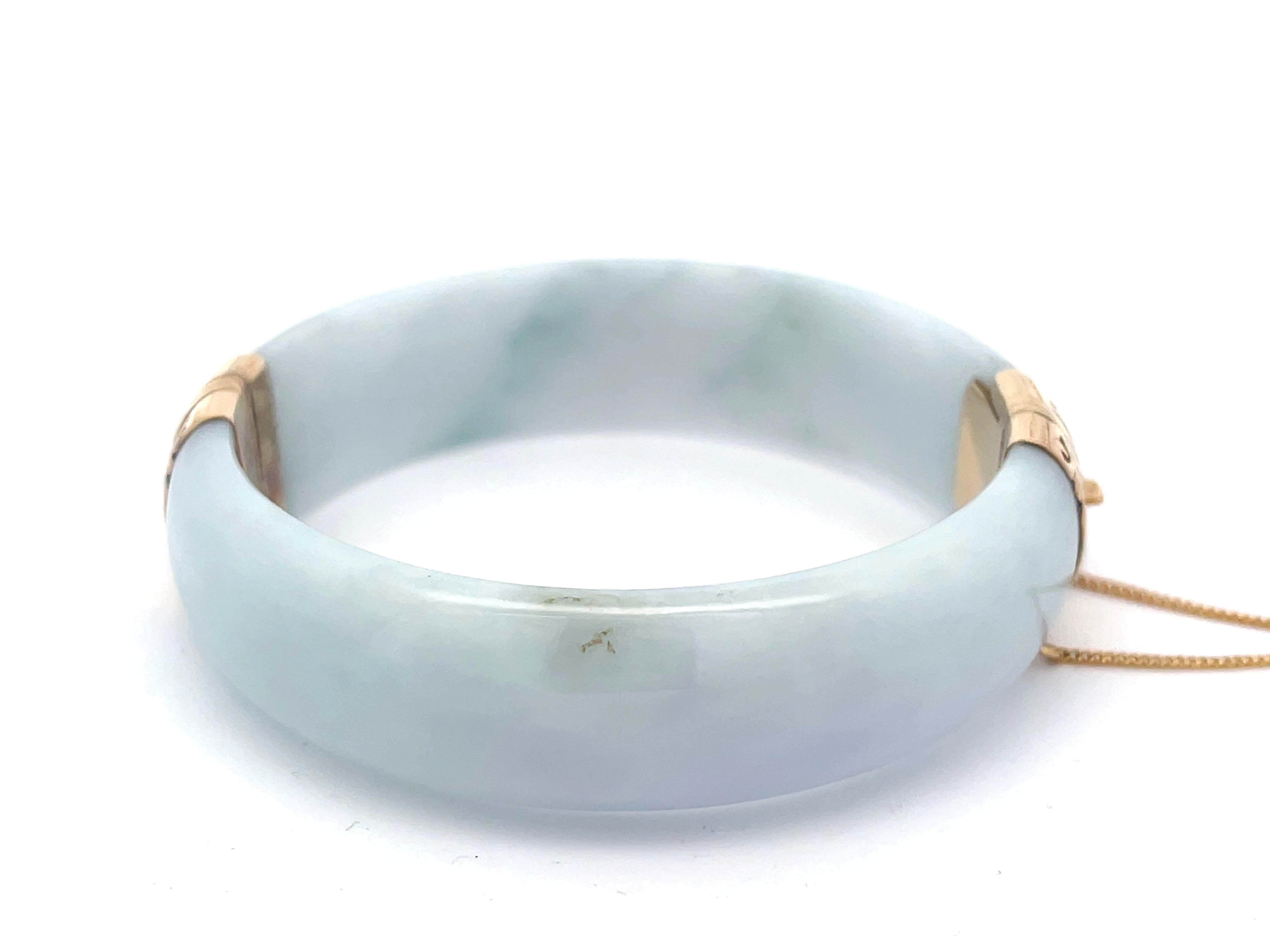 jade hinged bangle bracelet