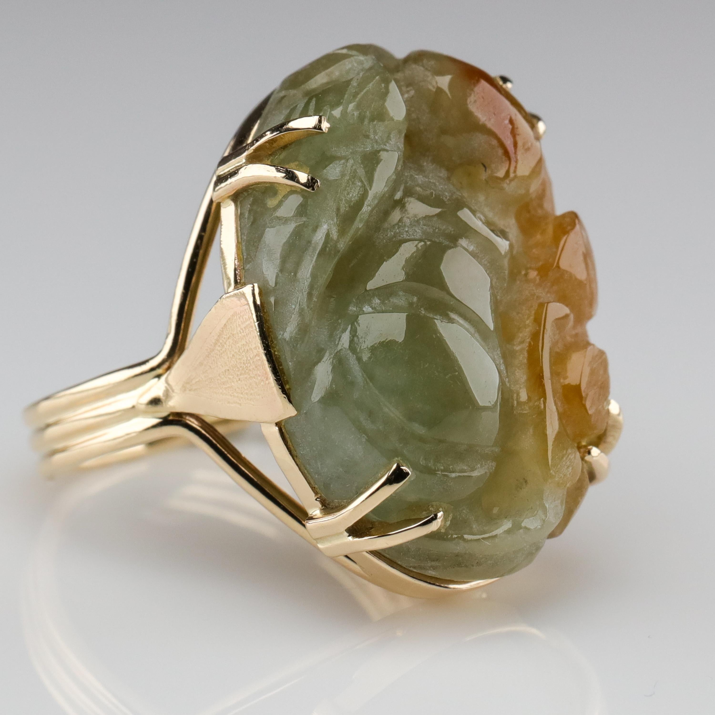 Ming's Jade Ring from Midcentury 1