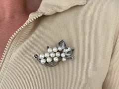 Mings Pearl Brooch in Sterling Silver