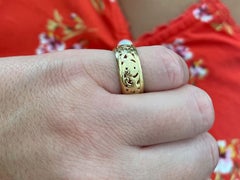 Mings Yin and Yang Cutout Band Ring in 14k Yellow Gold