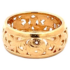 Mings Yin and Yang Cutout Band Ring in 14k Yellow Gold