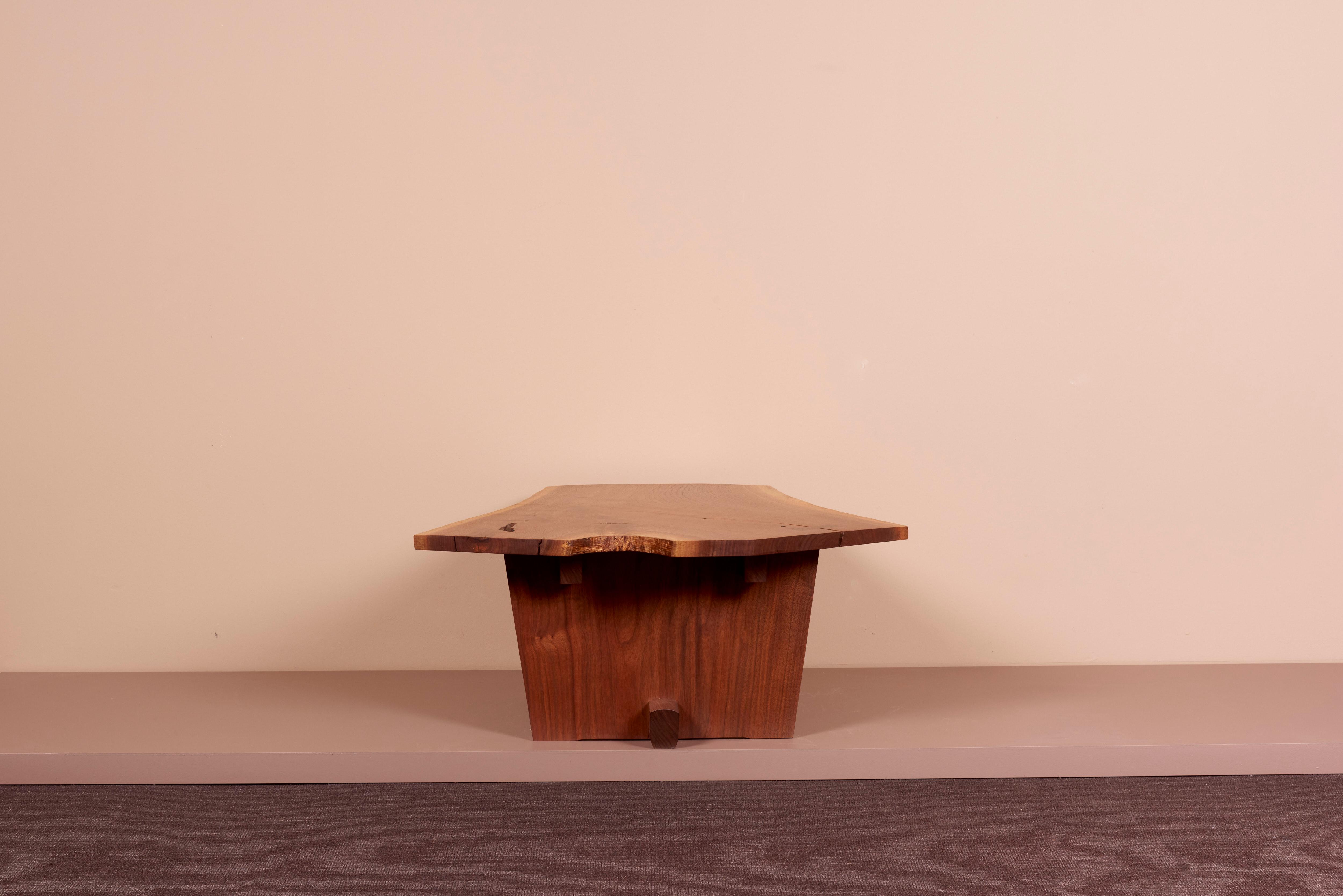 American Mira Nakashima Minguren II Coffee Table based on a design by G. Nakashima For Sale