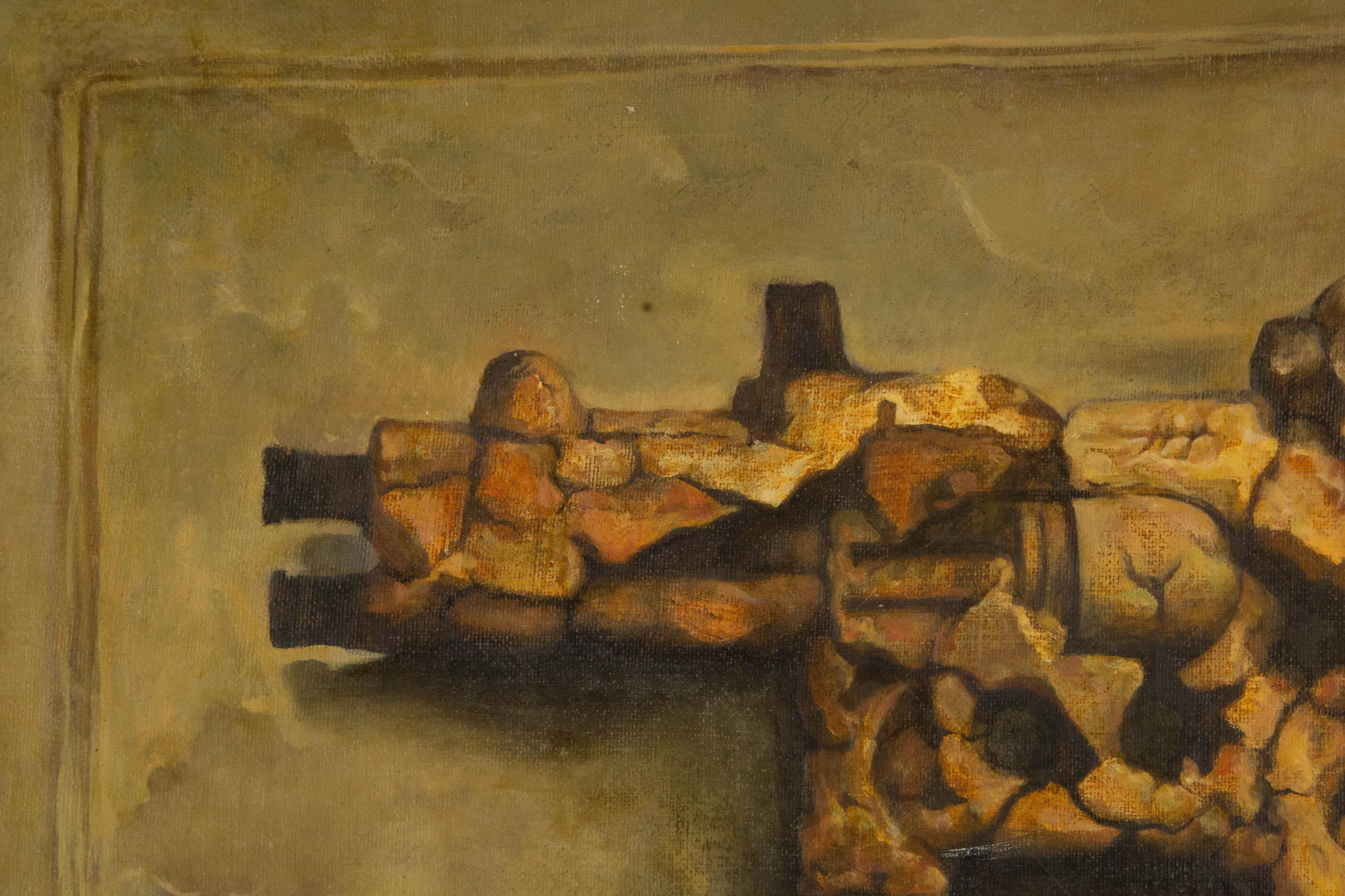 MingYan Li - Olio su tela originale contemporaneo 