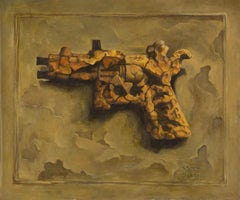 MingYan Li Contemporary Original Oil On Canvas "Still Life VI"