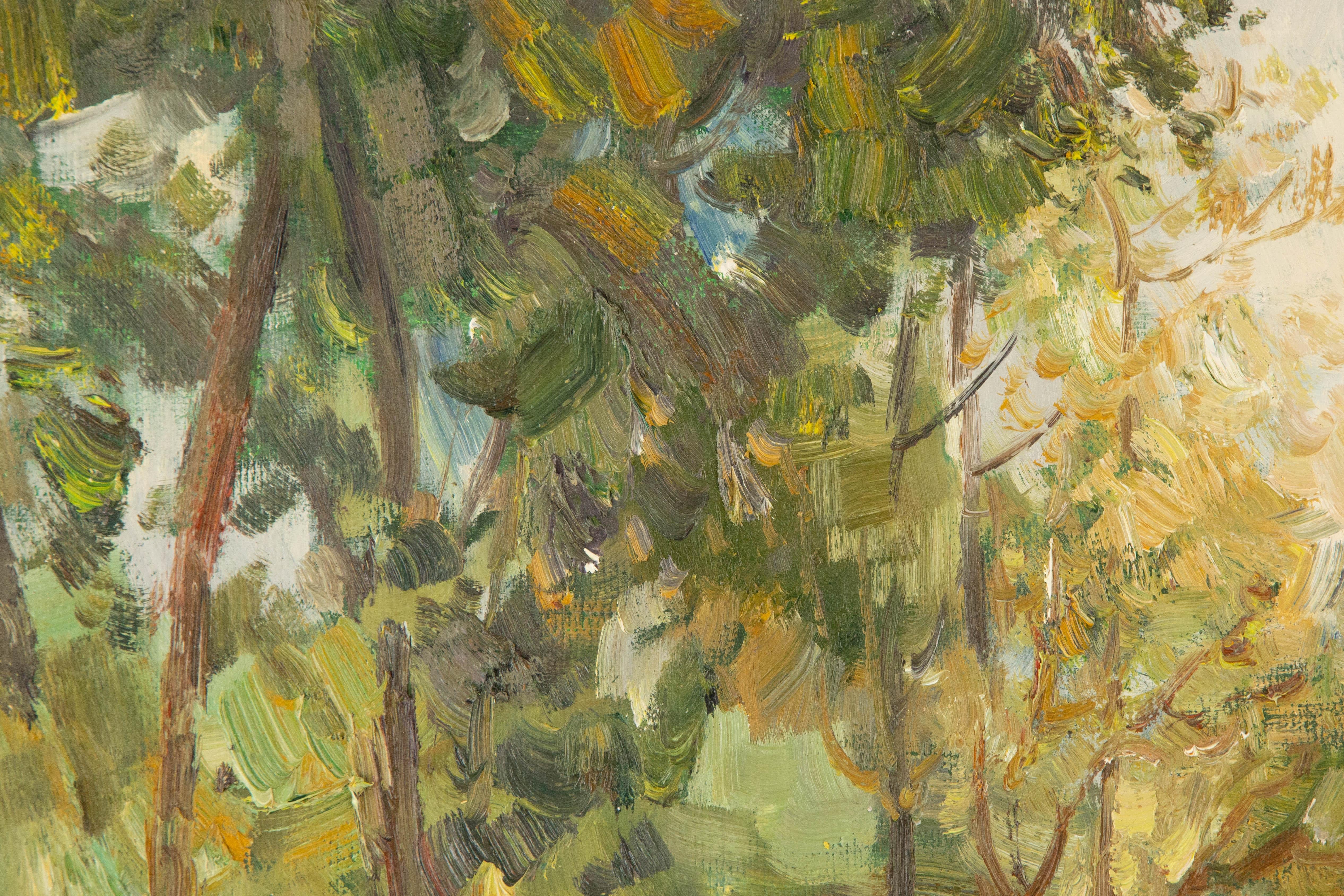 MingYan Li Landscape Original Oil On Canvas 